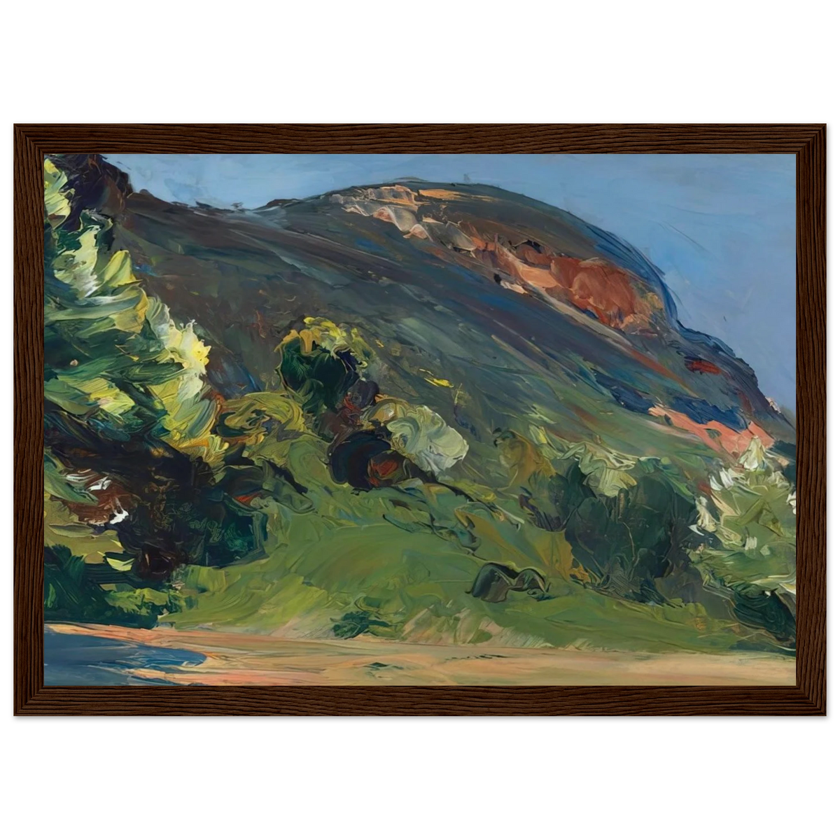 Bluff Framed Poster | Edward Hopper Framed Prints Wall Art | Edward Hopper Print