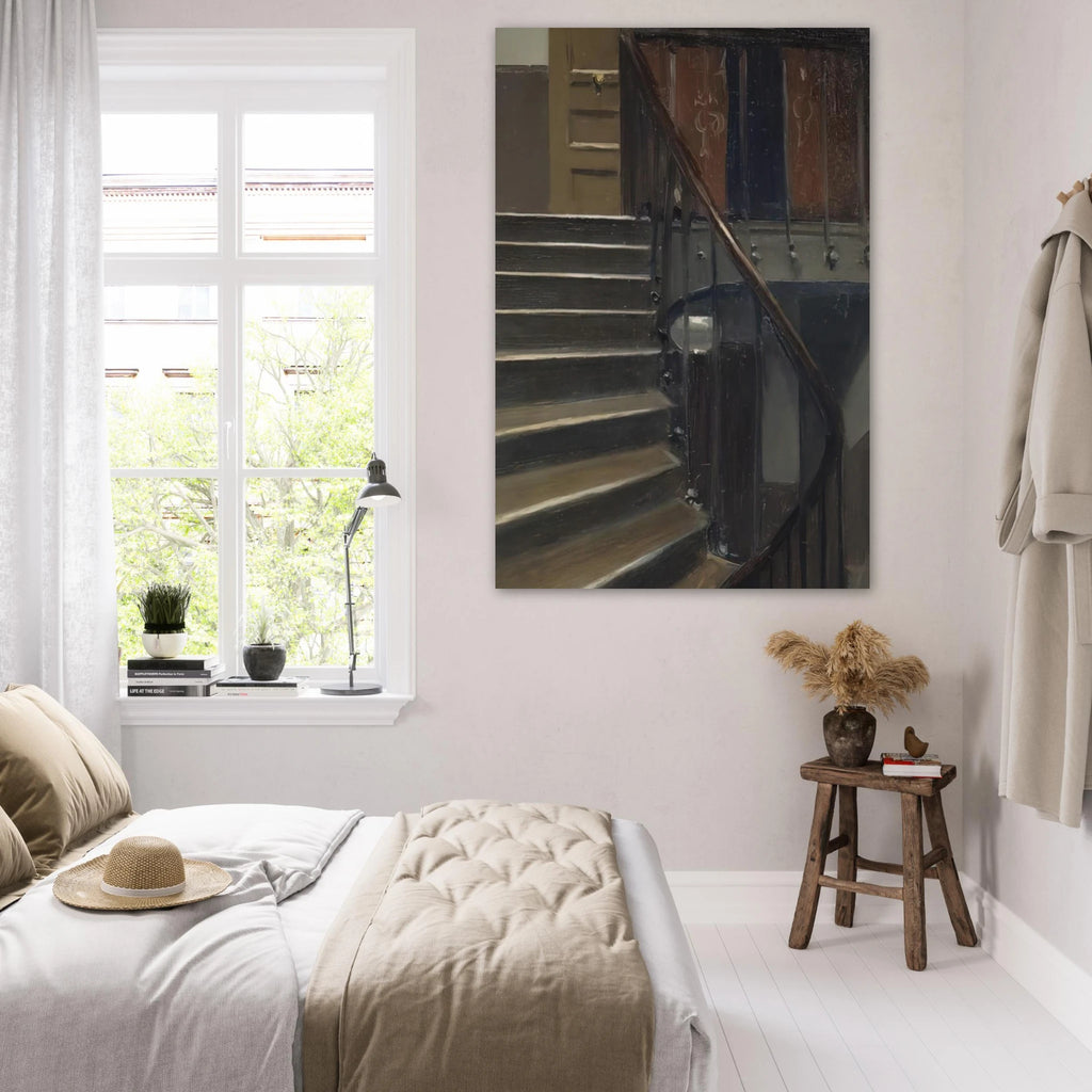 Stairway at 48 rue de Lille, Paris Poster | Edward Hopper Poster | Edward Hopper Print