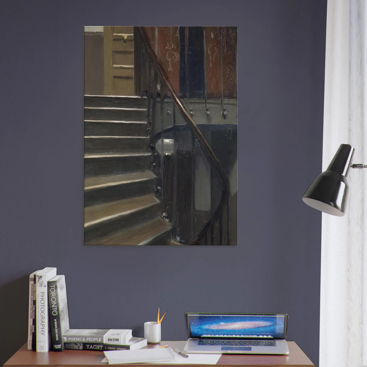 Stairway at 48 rue de Lille, Paris Canvas | Edward Hopper Canvas | Edward Hopper Print
