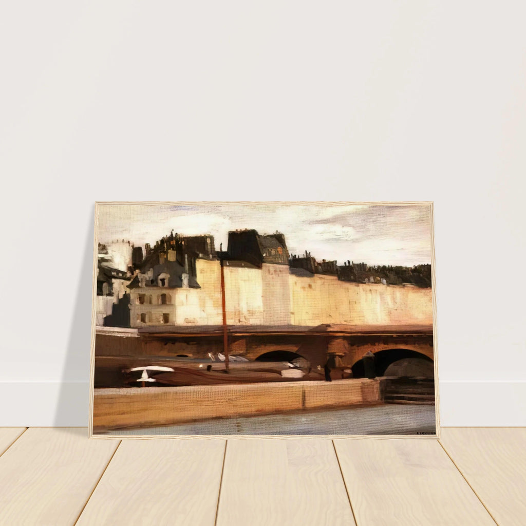 Écluse de la Monnaie Framed Poster | Edward Hopper Framed Prints Wall Art | Edward Hopper Print