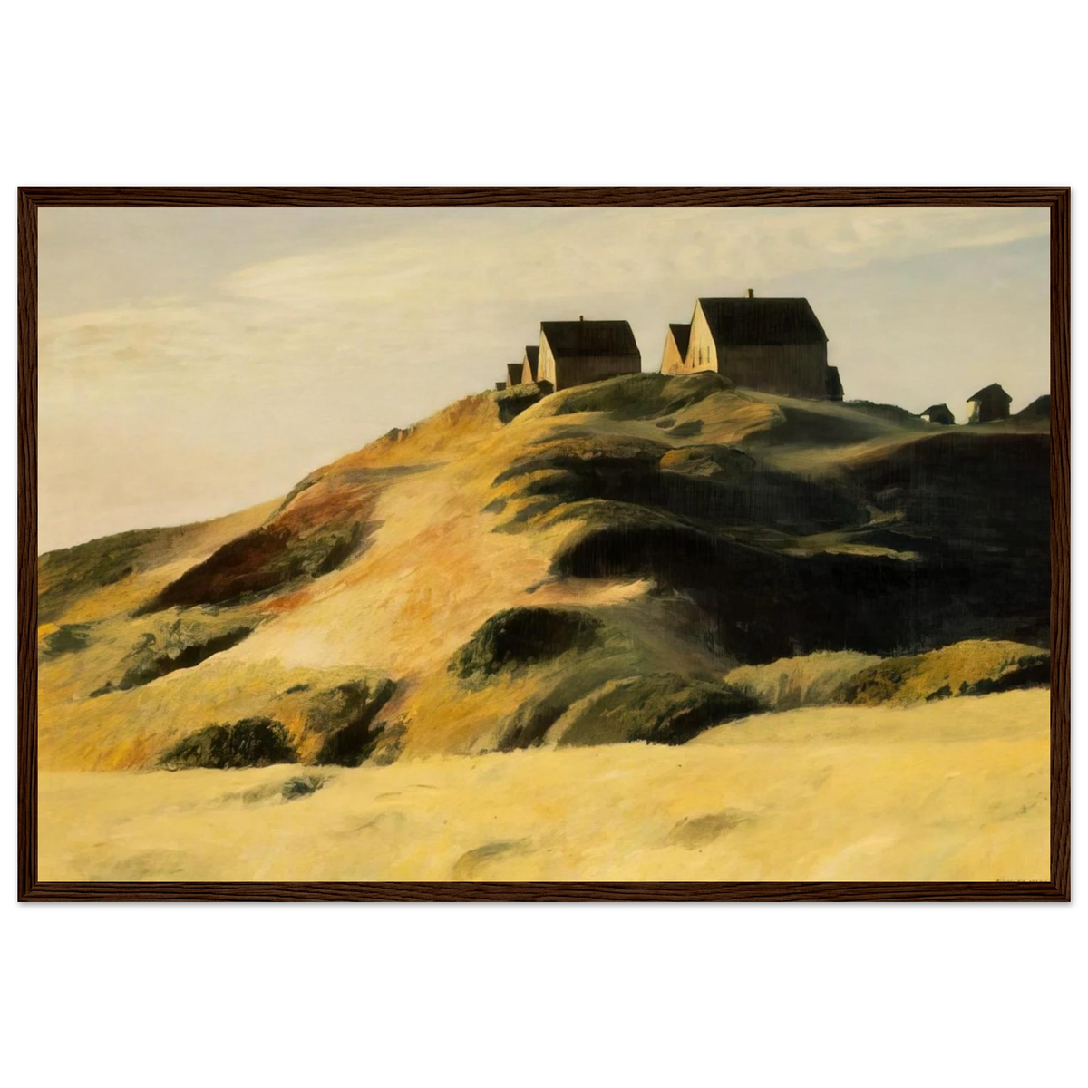 Corn Hill Framed Poster | Edward Hopper Framed Prints Wall Art | Edward Hopper Print