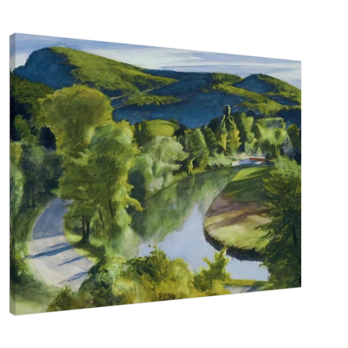 First Branch of the White River, Vermont Canvas | Edward Hopper Canvas | Edward Hopper Print