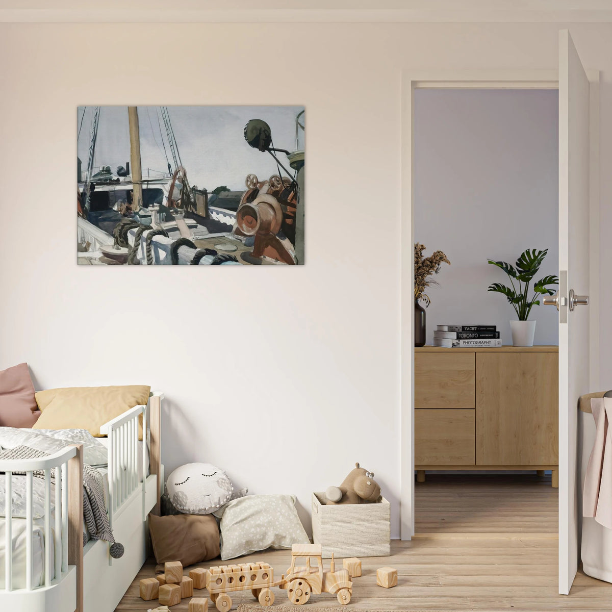 Deck of a Beam Trawler, Gloucester Canvas | Edward Hopper Canvas | Edward Hopper Print