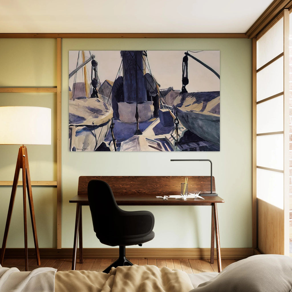 Funnel of Trawler Poster | Edward Hopper Poster | Edward Hopper Print
