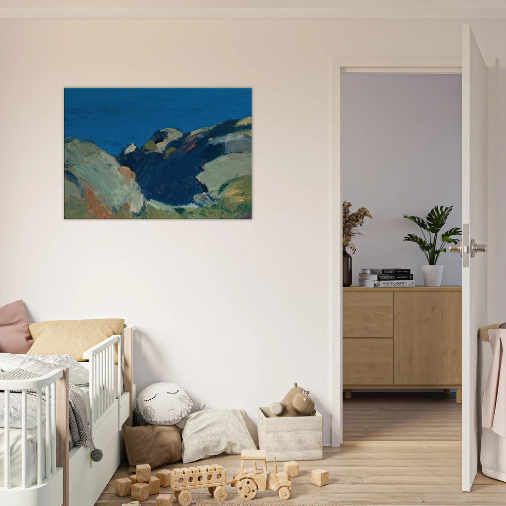 Rocks and Sea Canvas | Edward Hopper Canvas | Edward Hopper Print