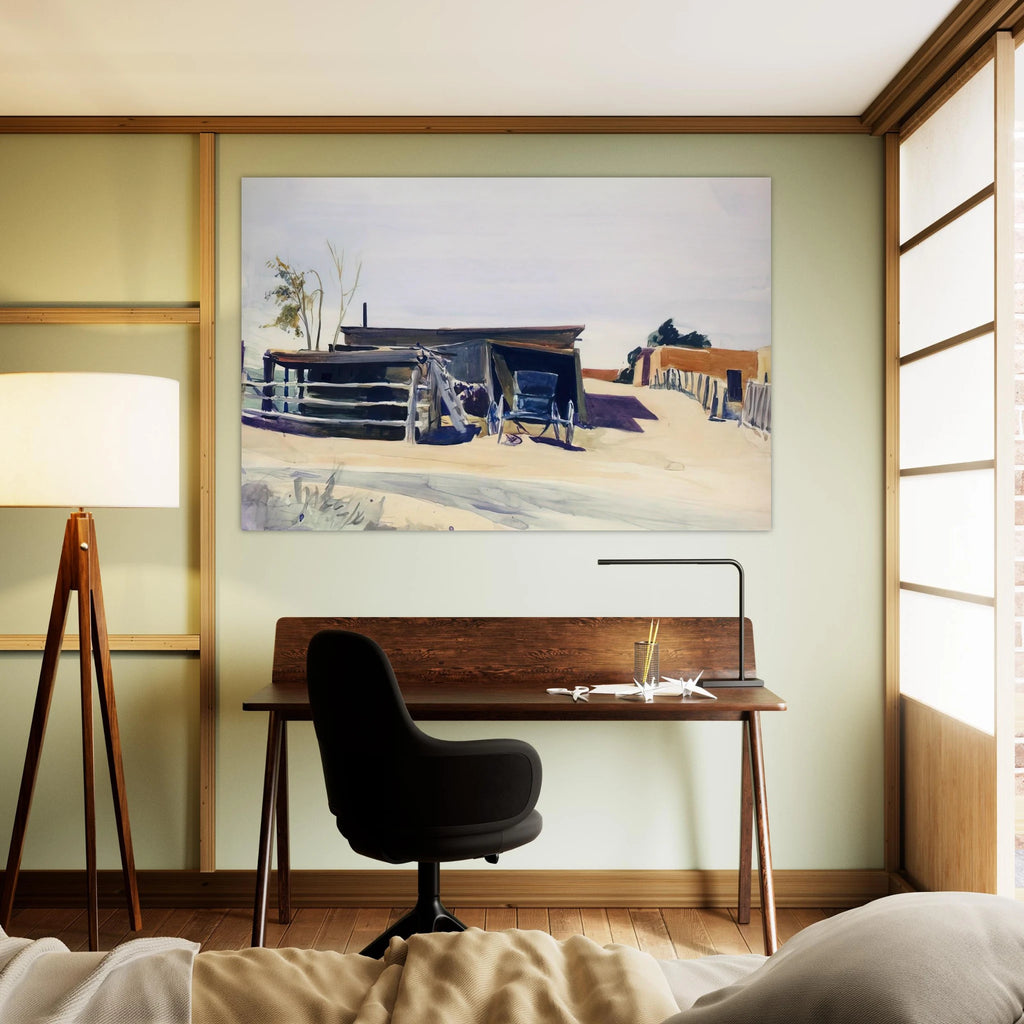 Adobes and Shed, New Mexico Poster | Edward Hopper Poster | Edward Hopper Print