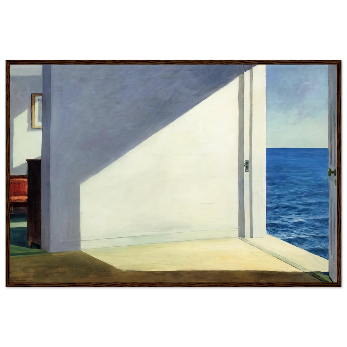Rooms By The Sea Framed Poster | Edward Hopper Framed Prints Wall Art | Edward Hopper Print