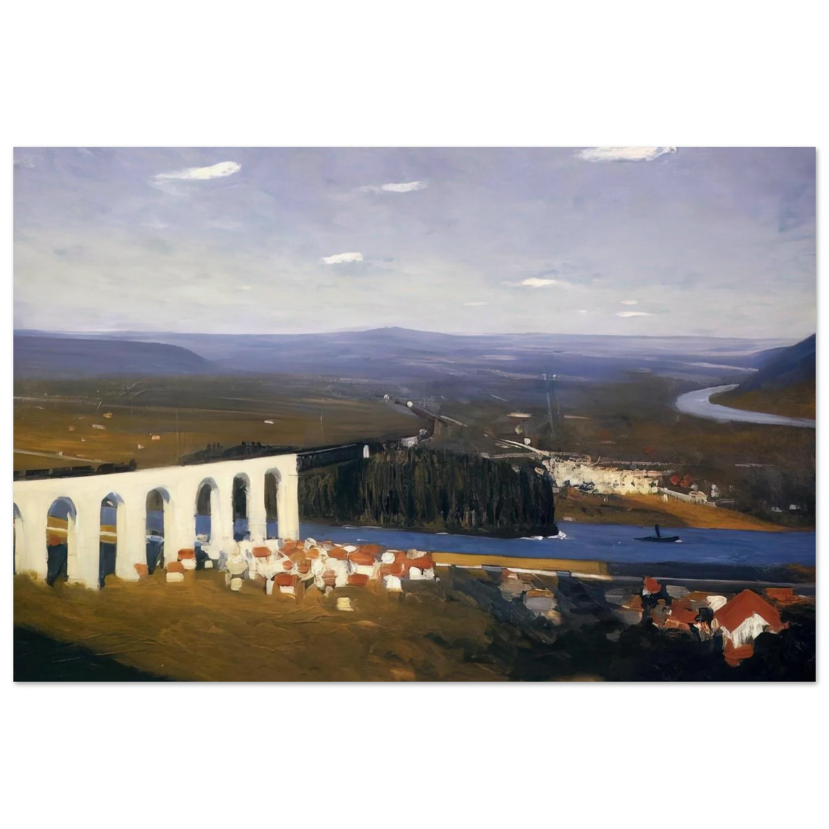 Valley of the Seine Poster | Edward Hopper Poster | Edward Hopper Print