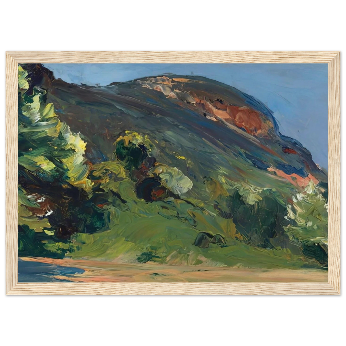 Bluff Framed Poster | Edward Hopper Framed Prints Wall Art | Edward Hopper Print