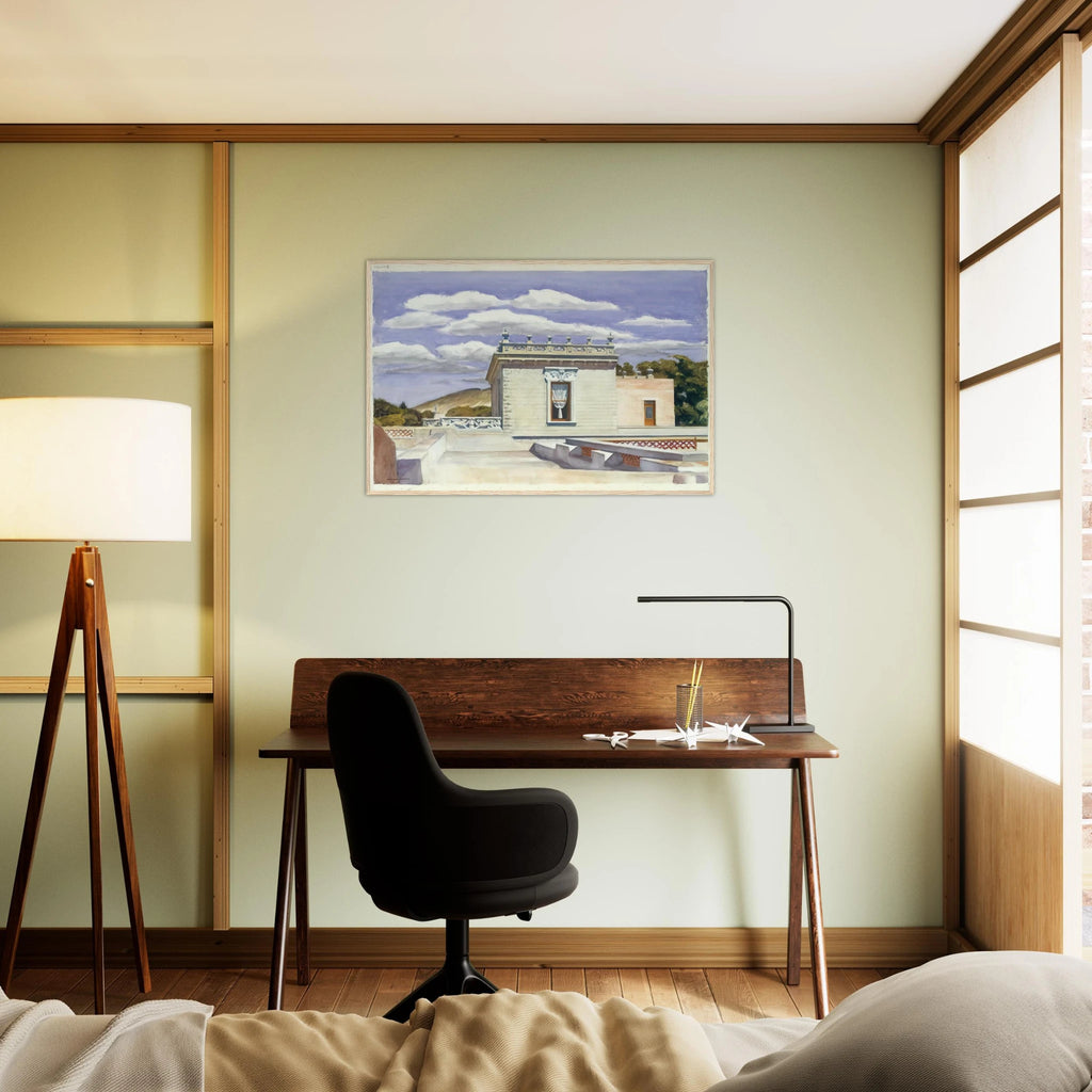 Saltillo Mansion Framed Poster | Edward Hopper Framed Prints Wall Art | Edward Hopper Print