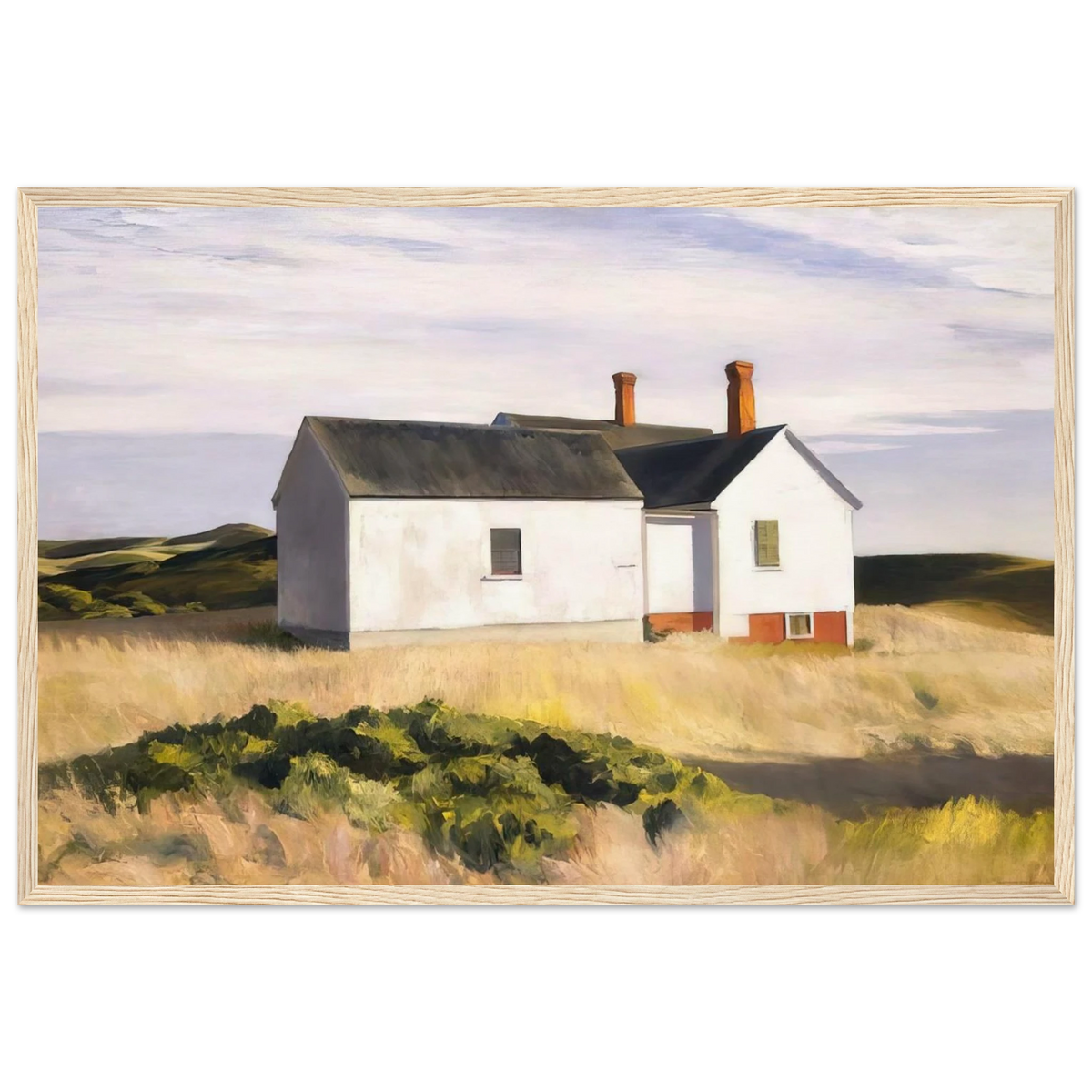 Ryders House Framed Poster | Edward Hopper Framed Prints Wall Art | Edward Hopper Print