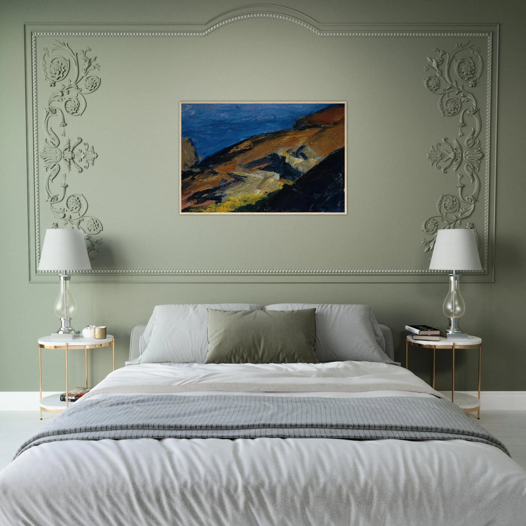 Rocks and Shore Framed Poster | Edward Hopper Framed Prints Wall Art | Edward Hopper Print