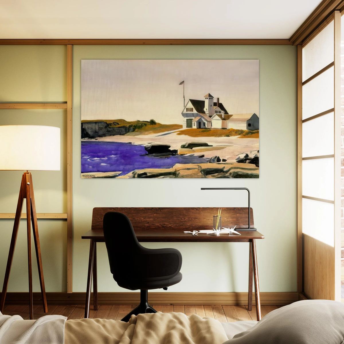 Coast Guard Station, Two Lights, Maine Poster | Edward Hopper Poster | Edward Hopper Print