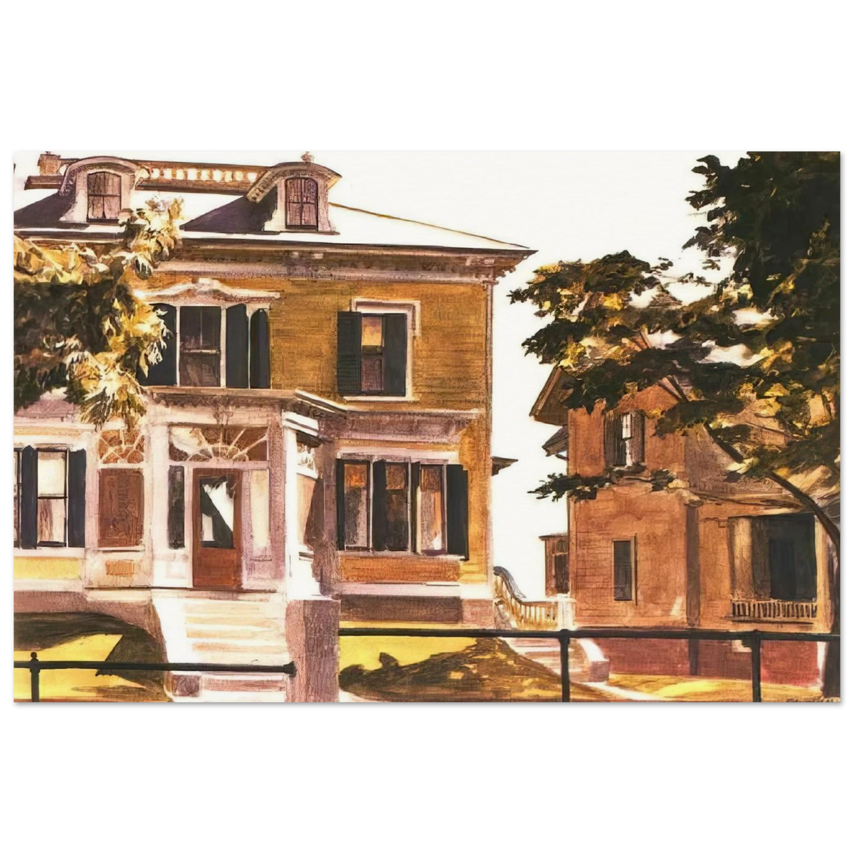Davis House Poster | Edward Hopper Poster | Edward Hopper Print