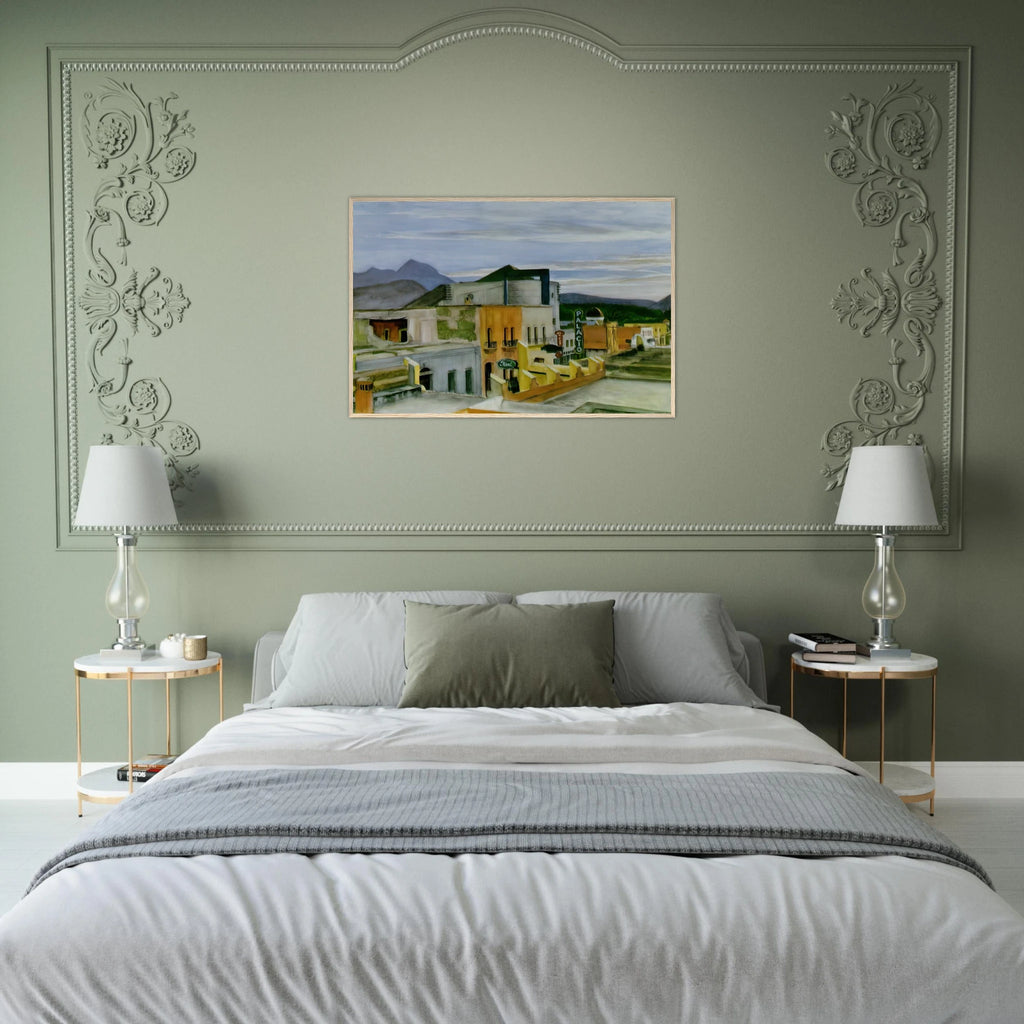 El Palacio Framed Poster | Edward Hopper Framed Prints Wall Art | Edward Hopper Print