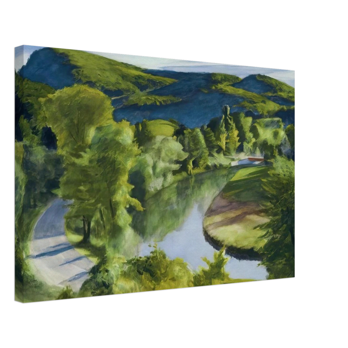 First Branch of the White River, Vermont Canvas | Edward Hopper Canvas | Edward Hopper Print