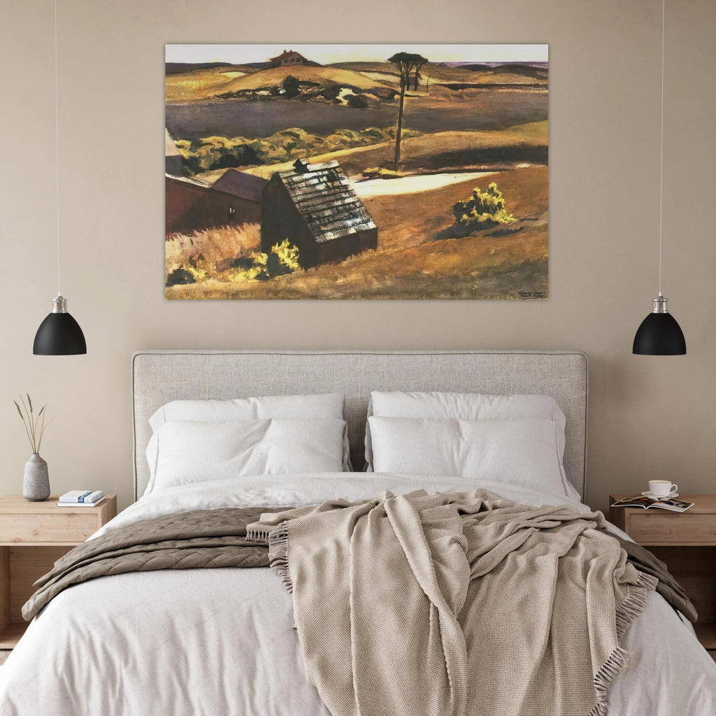 Burly Cobb Hen Coop and Barn Poster | Edward Hopper Poster | Edward Hopper Print