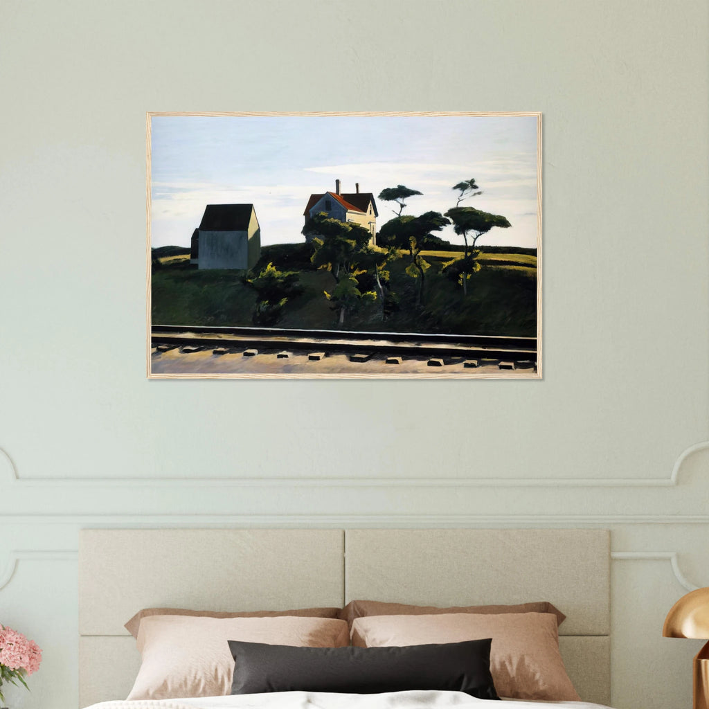 New York, New Haven and Hartford Framed Poster | Edward Hopper Framed Prints Wall Art | Edward Hopper Print