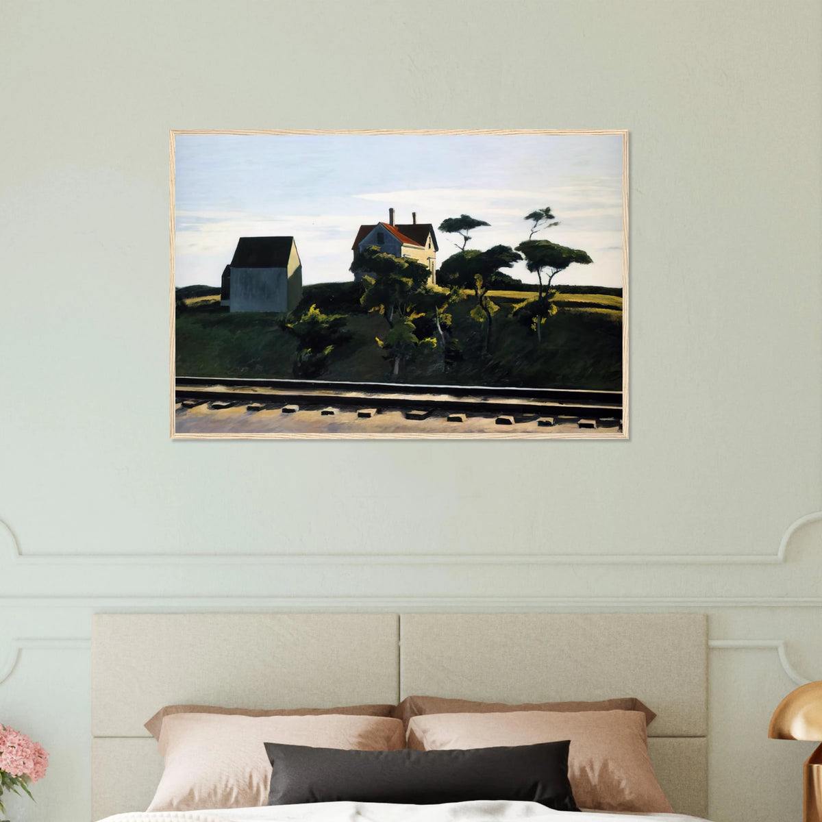 New York, New Haven and Hartford Framed Poster | Edward Hopper Framed Prints Wall Art | Edward Hopper Print