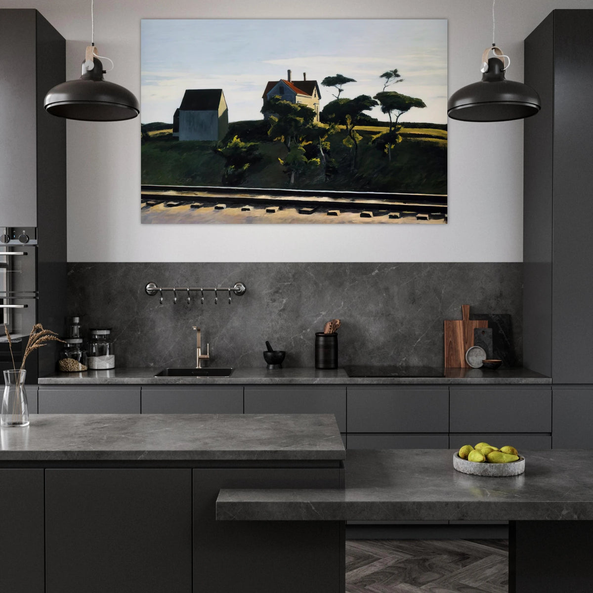 New York, New Haven and Hartford Poster | Edward Hopper Poster | Edward Hopper Print