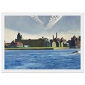 Blackwell s Island Framed Poster | Edward Hopper Framed Prints Wall Art | Edward Hopper Print