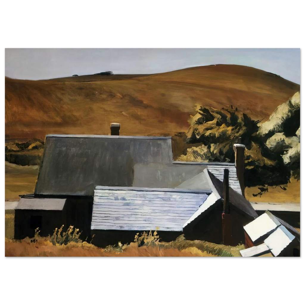 Burly Cobb s House, South Truro Poster | Edward Hopper Poster | Edward Hopper Print
