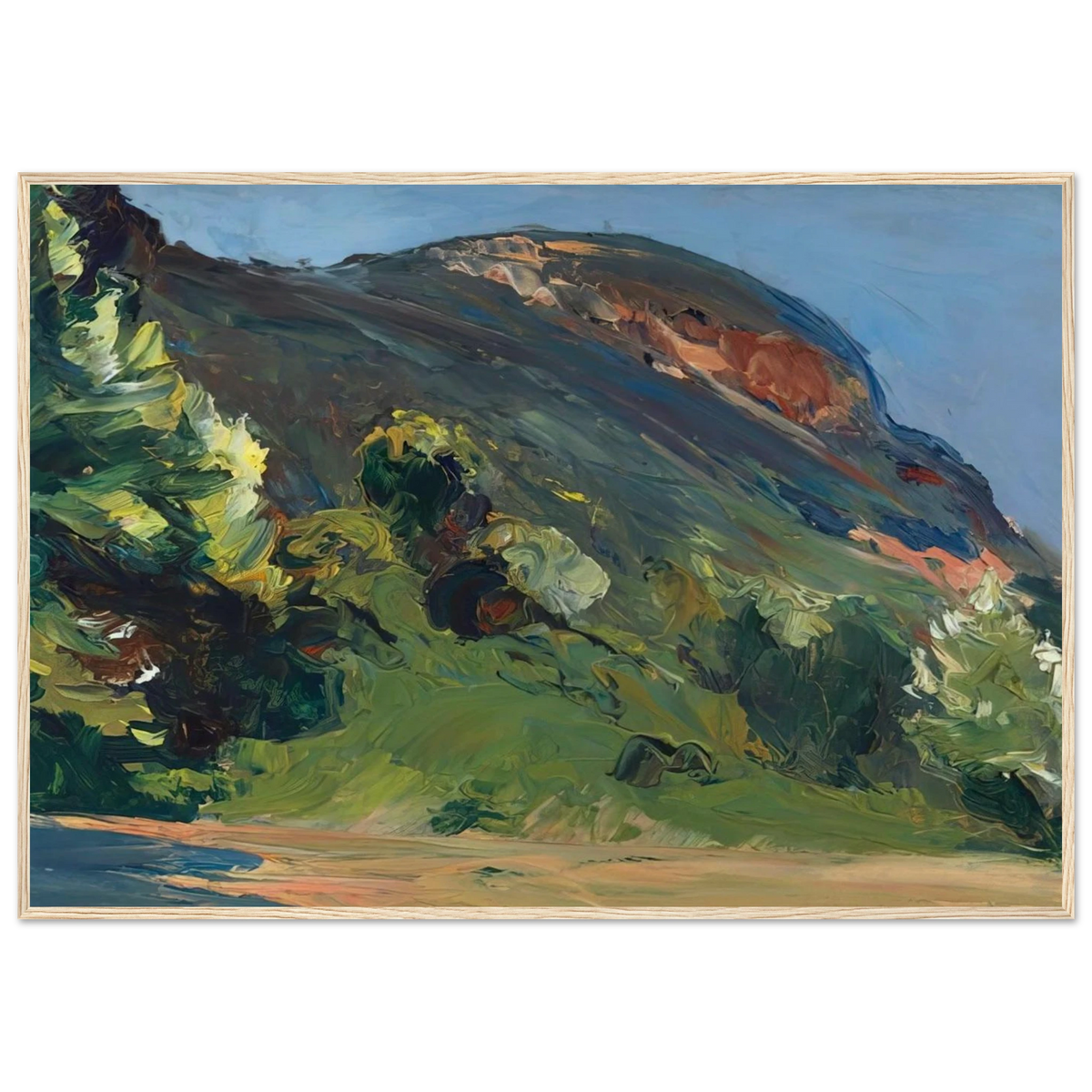 Bluff Framed Poster | Edward Hopper Framed Prints Wall Art | Edward Hopper Print