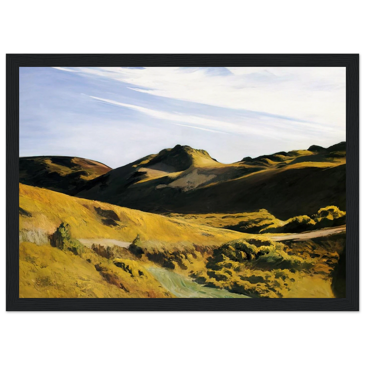 The Camel s Hump Framed Poster | Edward Hopper Framed Prints Wall Art | Edward Hopper Print
