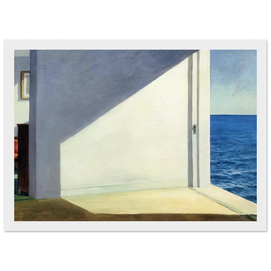 Rooms By The Sea Framed Poster | Edward Hopper Framed Prints Wall Art | Edward Hopper Print
