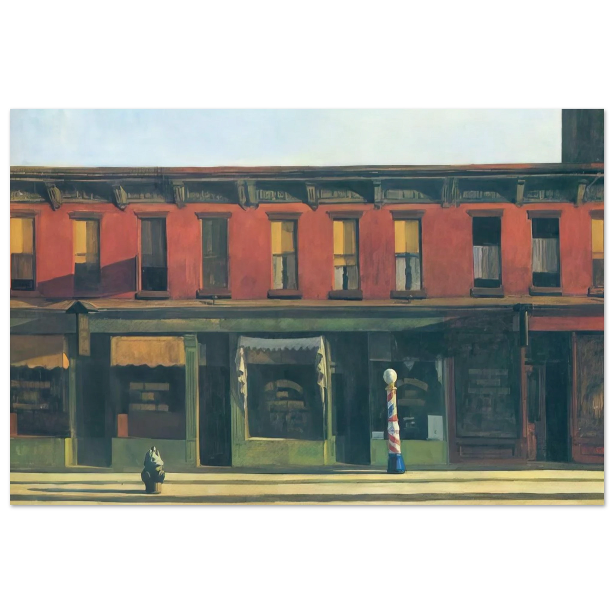 Early Sunday Morning Poster | Edward Hopper Poster | Edward Hopper Print