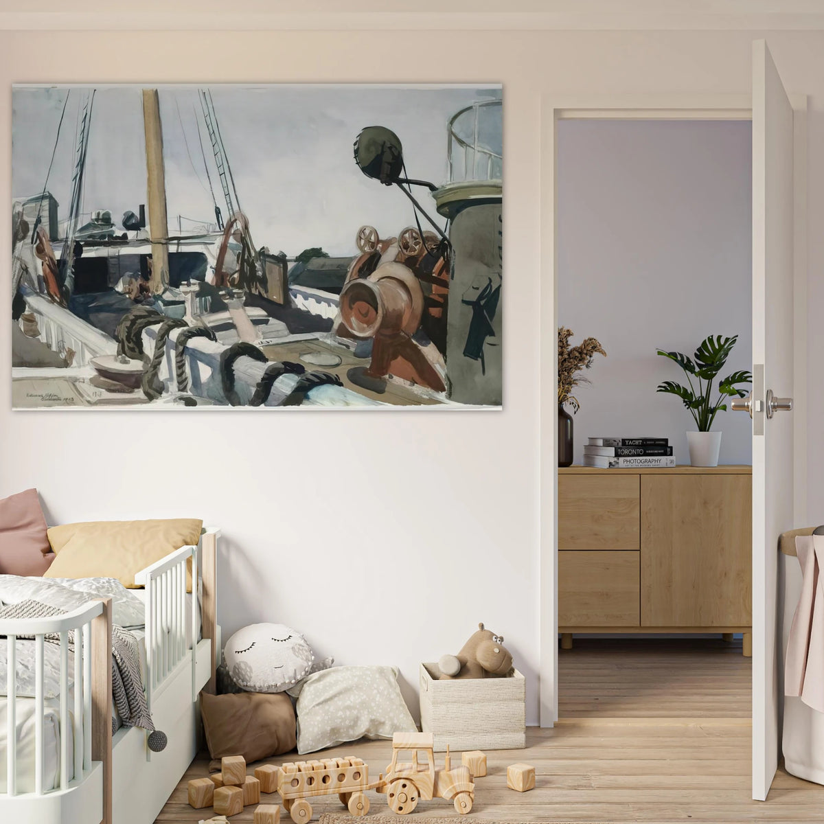 Deck of a Beam Trawler, Gloucester Poster | Edward Hopper Poster | Edward Hopper Print