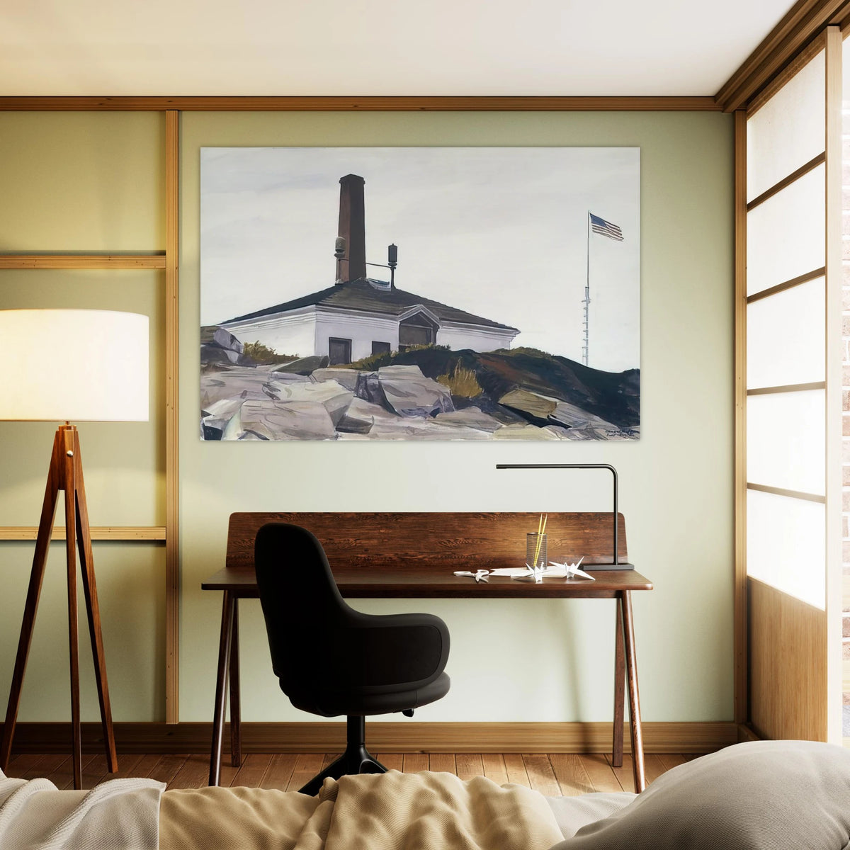 House of the Foghorn, I Poster | Edward Hopper Poster | Edward Hopper Print