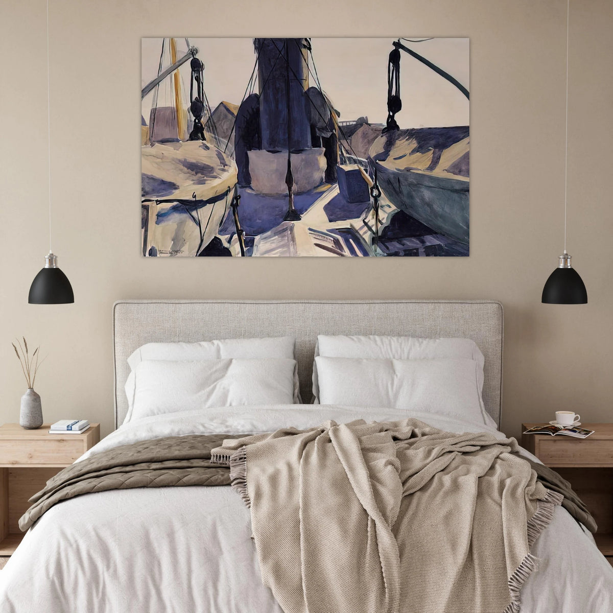 Funnel of Trawler Poster | Edward Hopper Poster | Edward Hopper Print