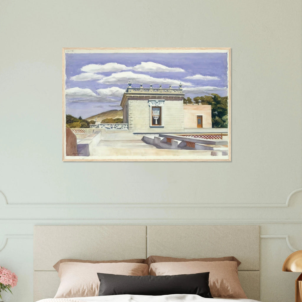 Saltillo Mansion Framed Poster | Edward Hopper Framed Prints Wall Art | Edward Hopper Print
