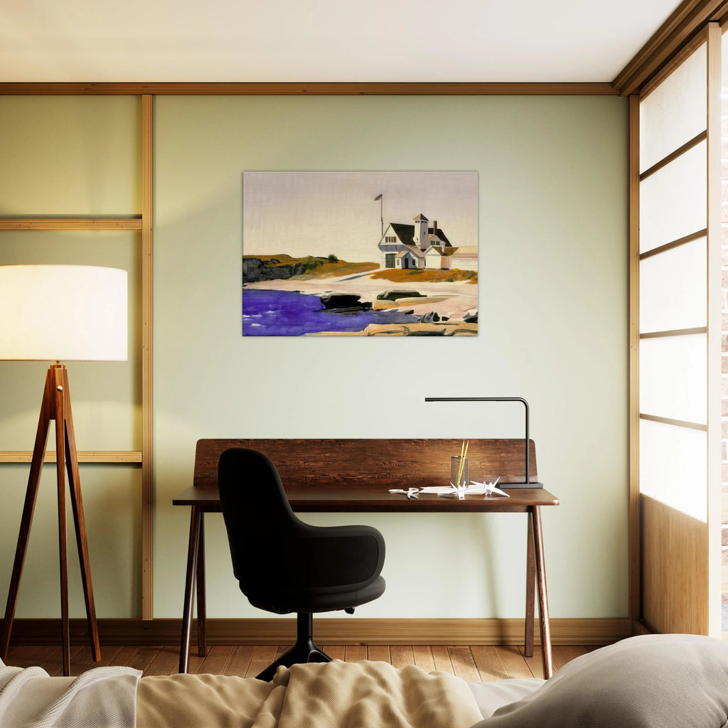 Coast Guard Station, Two Lights, Maine Canvas | Edward Hopper Canvas | Edward Hopper Print
