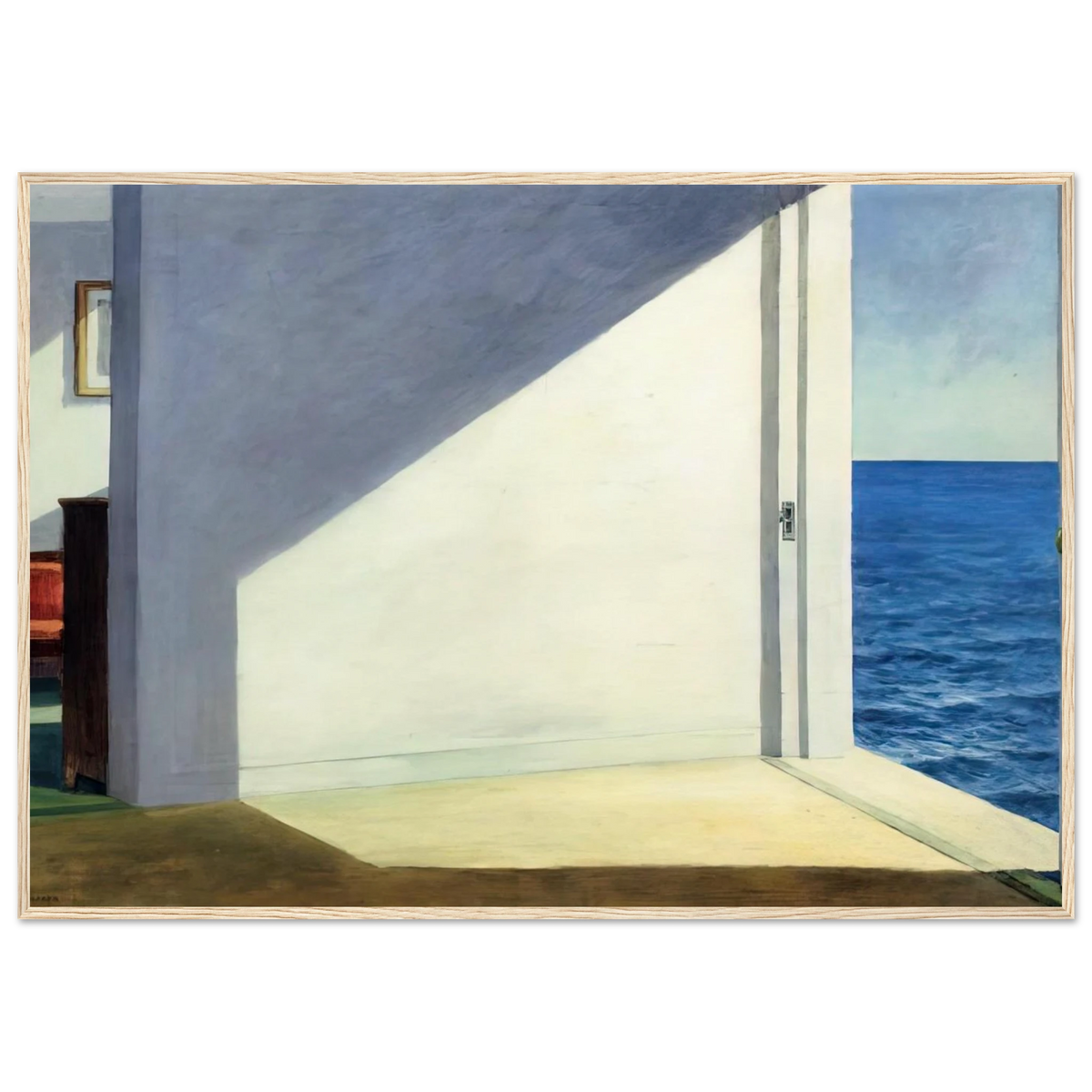 Rooms By The Sea Framed Poster | Edward Hopper Framed Prints Wall Art | Edward Hopper Print