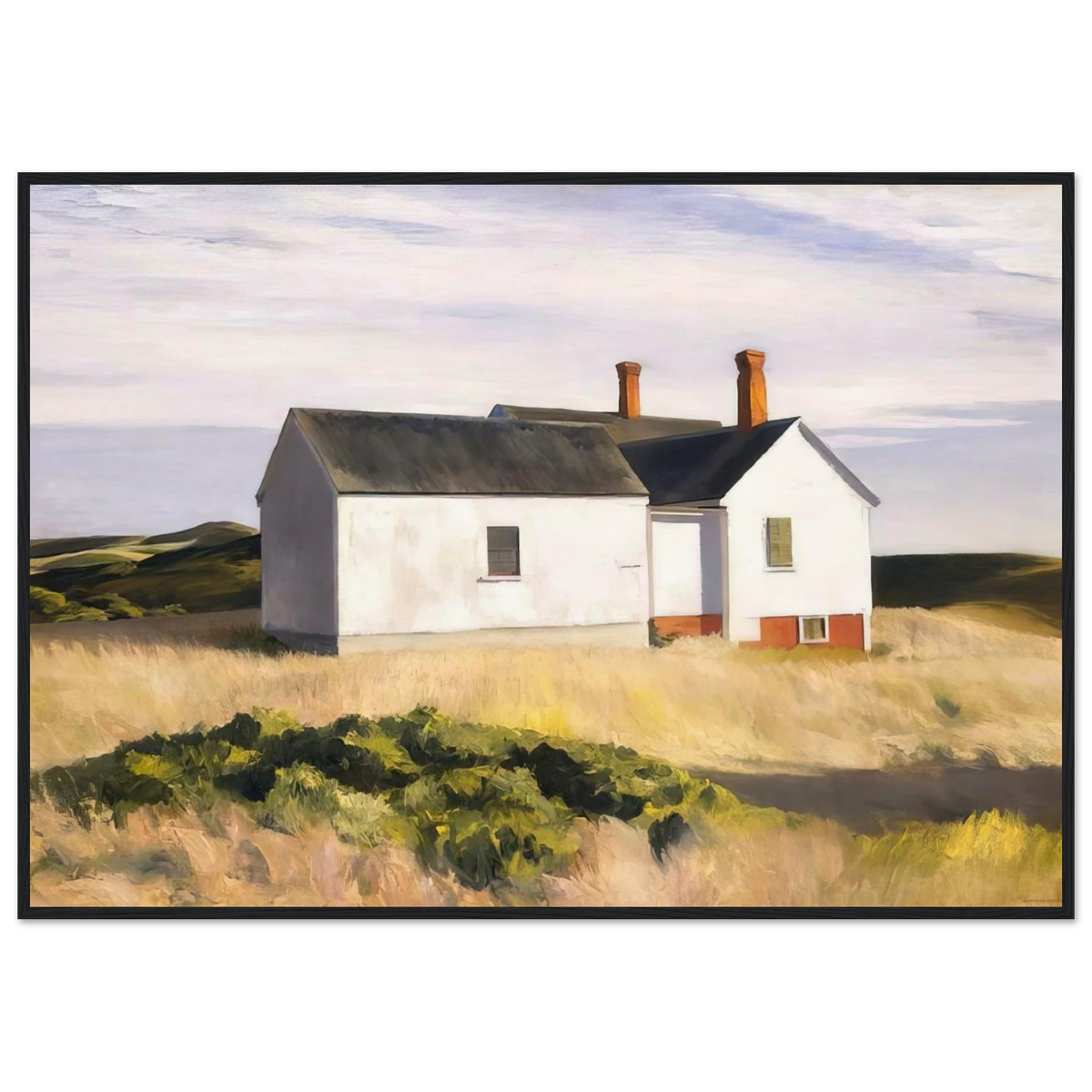 Ryders House Framed Poster | Edward Hopper Framed Prints Wall Art | Edward Hopper Print