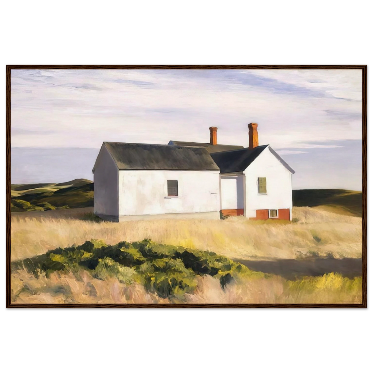 Ryders House Framed Poster | Edward Hopper Framed Prints Wall Art | Edward Hopper Print