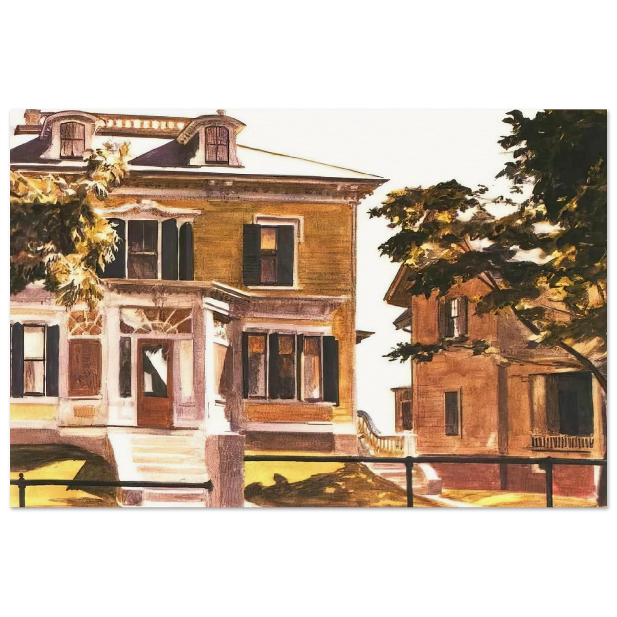 Davis House Poster | Edward Hopper Poster | Edward Hopper Print