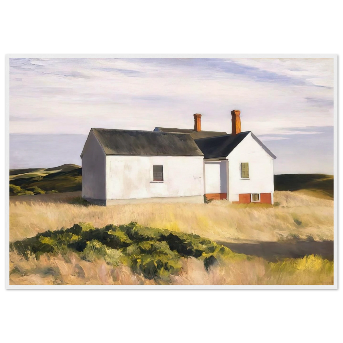 Ryders House Framed Poster | Edward Hopper Framed Prints Wall Art | Edward Hopper Print
