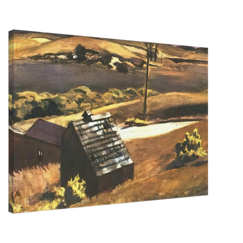 Burly Cobb Hen Coop and Barn Canvas | Edward Hopper Canvas | Edward Hopper Print