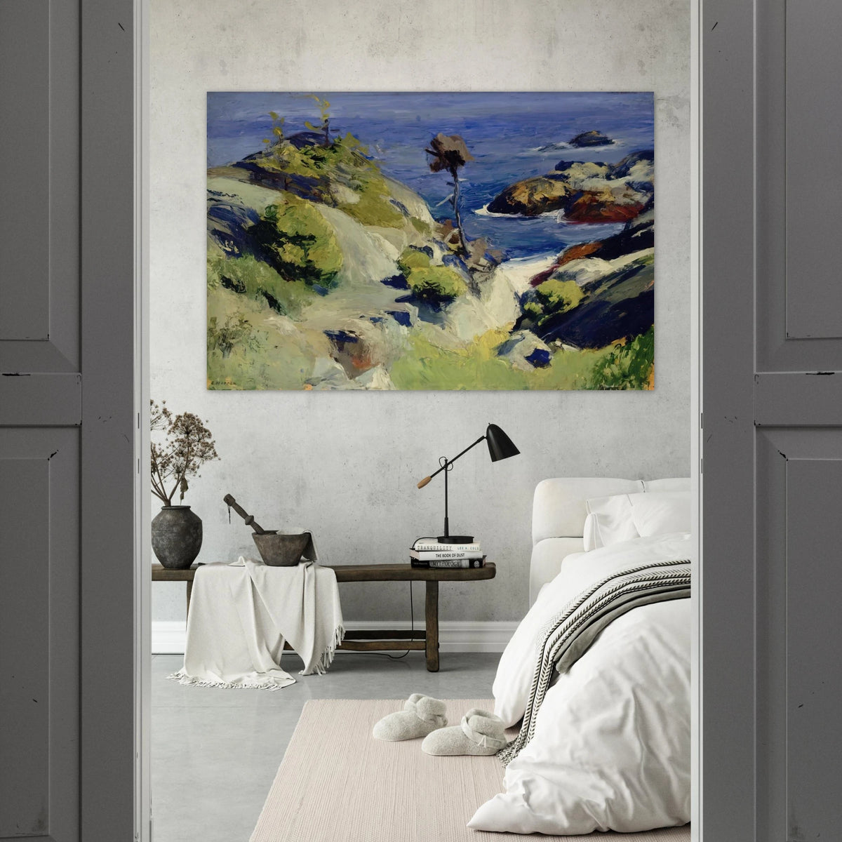 Monhegan Landscape Poster | Edward Hopper Poster | Edward Hopper Print