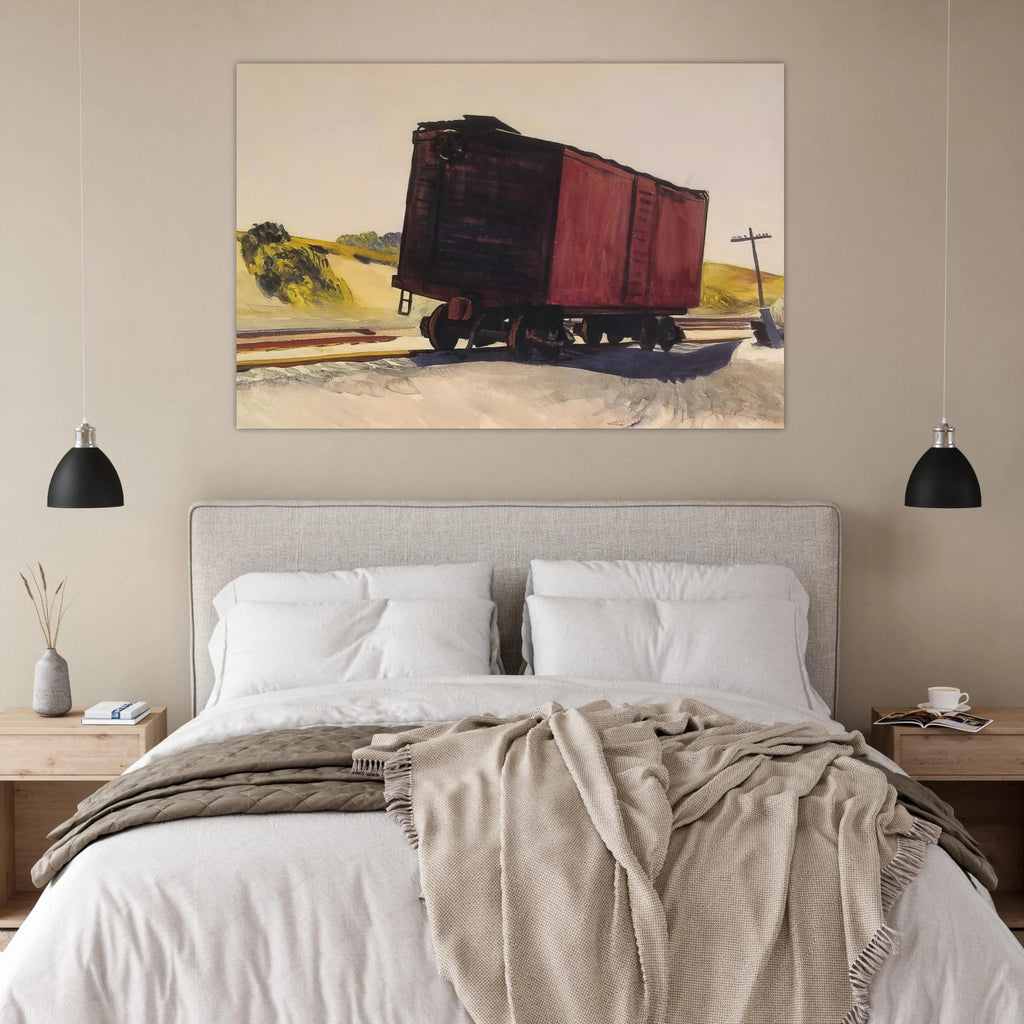 Freight Car at Truro Poster | Edward Hopper Poster | Edward Hopper Print