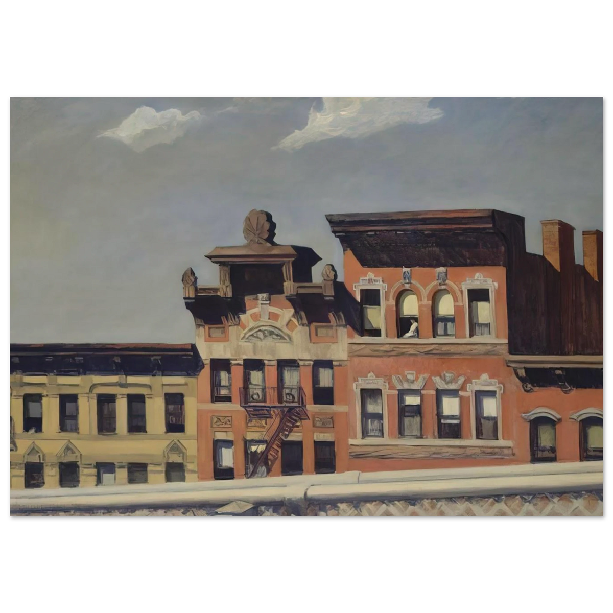 From Williamsburg Bridge Poster | Edward Hopper Poster | Edward Hopper Print