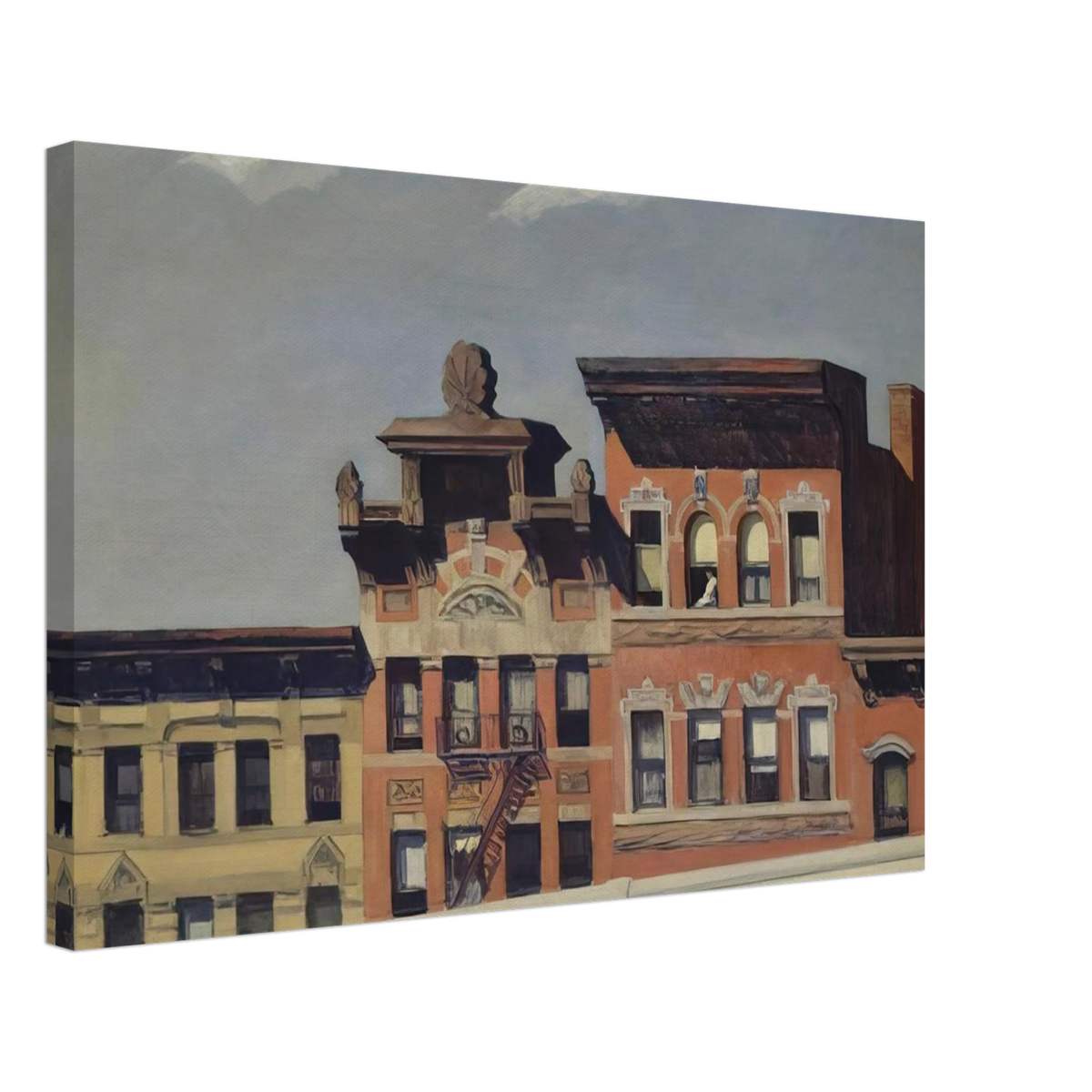 From Williamsburg Bridge Canvas | Edward Hopper Canvas | Edward Hopper Print