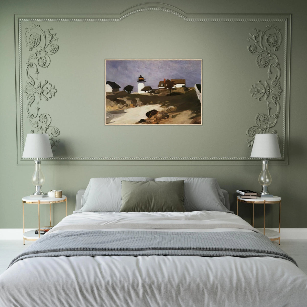 Squam Light Framed Poster | Edward Hopper Framed Prints Wall Art | Edward Hopper Print