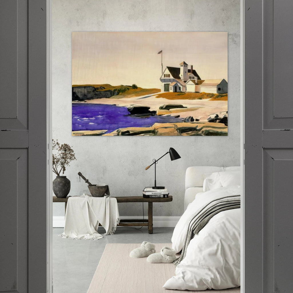Coast Guard Station, Two Lights, Maine Poster | Edward Hopper Poster | Edward Hopper Print