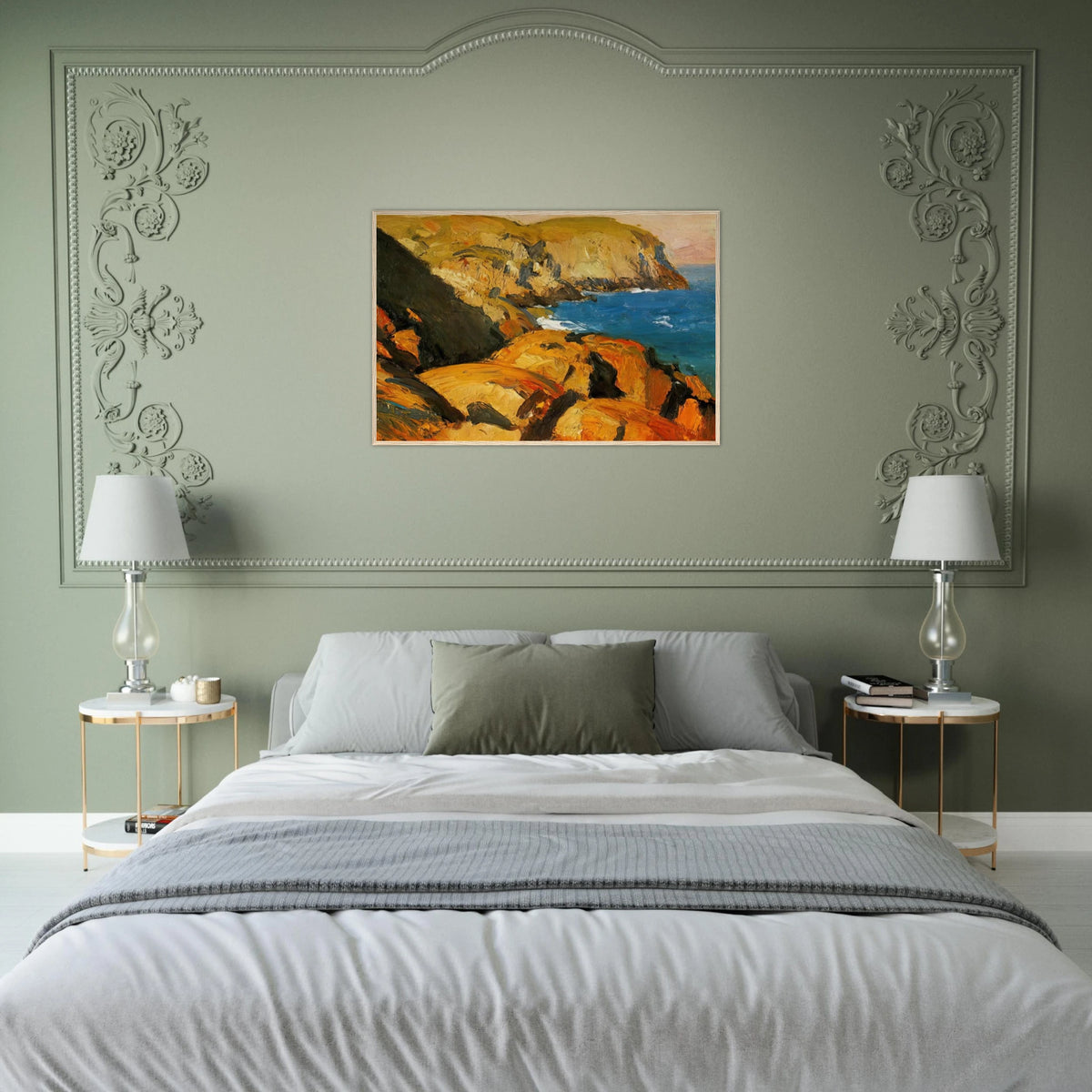 Blackhead, Monhegan Framed Poster | Edward Hopper Framed Prints Wall Art | Edward Hopper Print