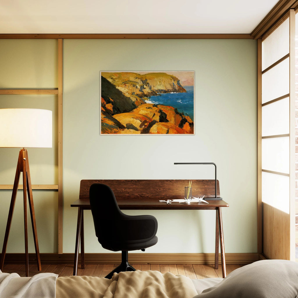 Blackhead, Monhegan Framed Poster | Edward Hopper Framed Prints Wall Art | Edward Hopper Print