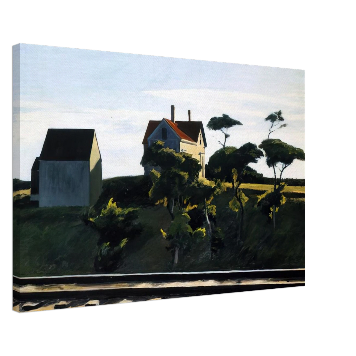 New York, New Haven and Hartford Canvas | Edward Hopper Canvas | Edward Hopper Print